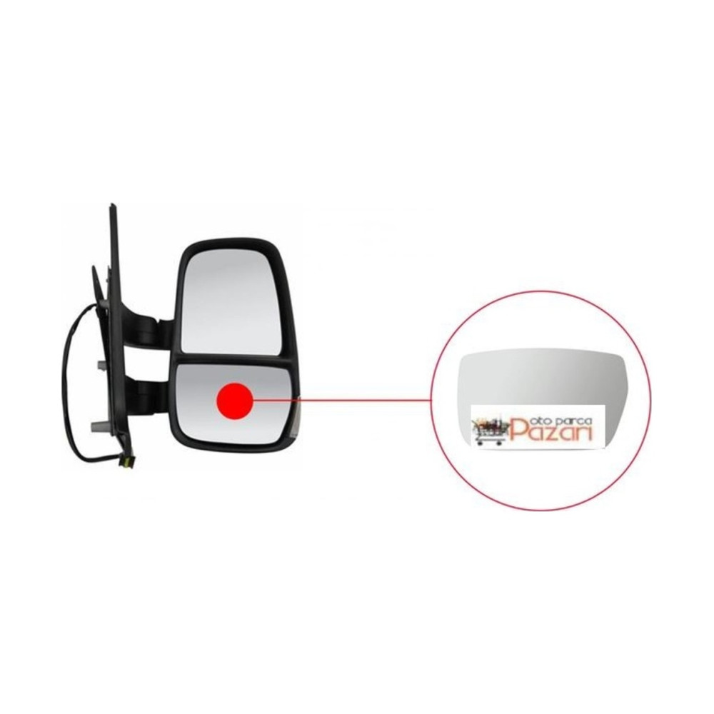 Iveco Uyumlu C.13 - C15 - C17 Ayna Cami Sag Alt 562740154