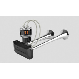 Seger Korna Kompresörlü 12v 2 Borulu Krom Fala Fala